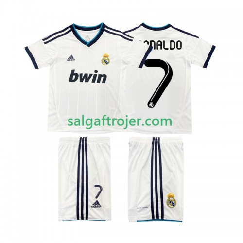 Real Madrid Cristiano Ronaldo 7 2012 2013 Fodboldtrøjer Børn Retro Hjemmebanesæt Kort ærmer Real Madrid Cristiano Ronaldo 7 2012 2013 Fodboldtrøjer Børn Retro Hjemmebanesæt Kort ærmer